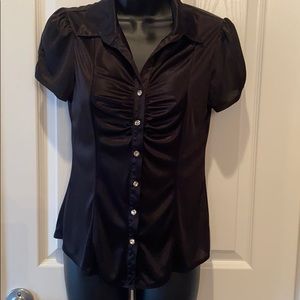 Black button down shirt